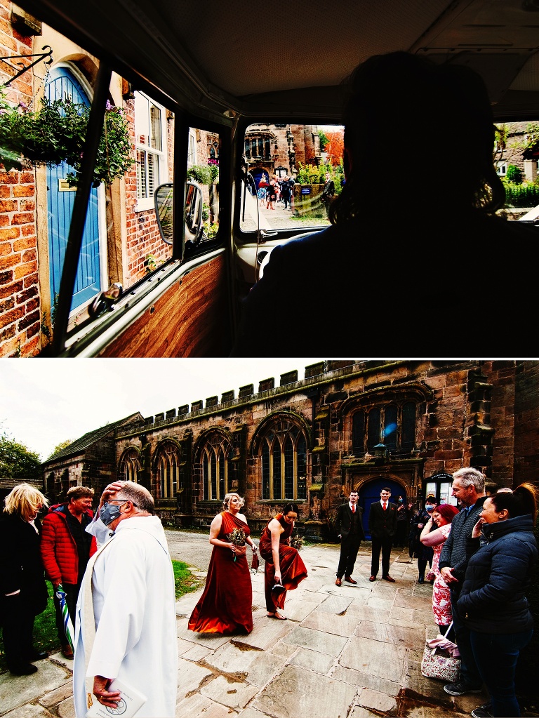 Chase The Sun Camper Van at a micro-wedding in Croston, Lancashire