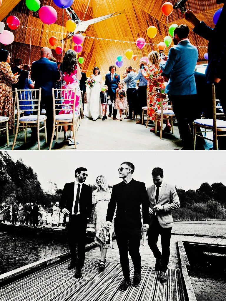 Just married at Brockholes Nature Reserve in Lancashire.