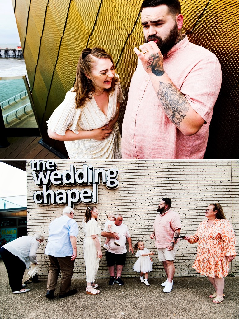 The Wedding Chapel on Blackpool promenade.